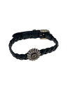 【中古】GUCCI◆ブレスレット/レザー/BLK/レディース//【服飾雑貨他】