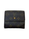 【中古】LOUIS VUITTON◆ポルト・モネ・ビエ・カルト・クレディ_モノグラム・キャンバス_BRW/PVC/BRW/総柄/レディース【服飾雑貨他】(4)