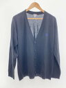 【中古】LOEWE◆カーディガン(薄手)/L/ウール/BLK/q825y16k05【メンズウェア】
