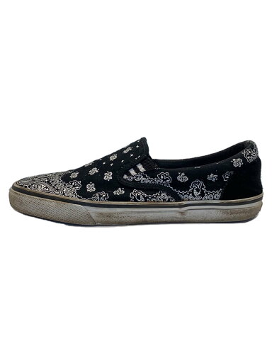 【中古】CRIMIE◆ローカットスニーカー/US9/BLK/キャンバス【シューズ】 【中古】CRIMIE◆ローカットスニーカー/US9/BLK/キャンバス【シューズ】