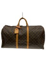 【中古】LOUIS VUITTON◆キーポル60_モノグラム・キャンバス_BRW/PVC/BRW【バッグ】