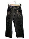 【中古】MAISON SPECIAL◆ワイドパンツ/36/コットン/BLK/21231465304【レディースウェア】
