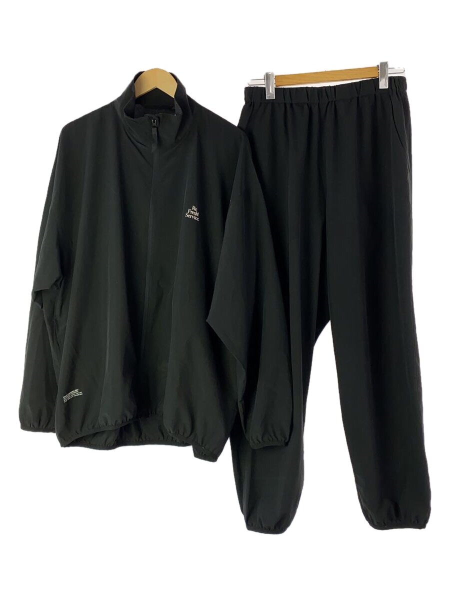 【中古】FreshService◆UTILITY PACKABLE SUIT/セットアップ/L/ポリエステル/BLK/FSW-23-ST-153【メンズウェア】