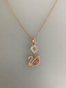 【中古】Swarovski◆ネックレス/--/PNK/トップ有/レディース【服飾雑貨他】