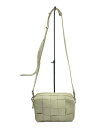 【中古】IACUCCI◆ショルダーバッグ/レザー/WHT/ベルタ//【バッグ】