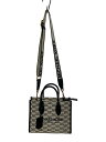 【中古】MICHAEL KORS◆ショルダーバッグ/PVC/BRW/モノグラム/CE-2205【バッグ】