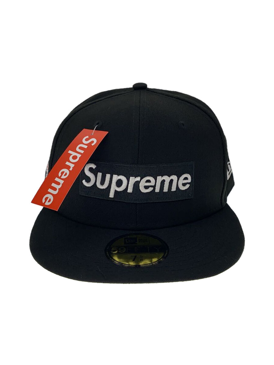 【中古】Supreme◆No Comp Box Logo/キャップ/7 5/8/ポリエステル/BLK/メンズ/ボックスロゴ/ニューエラ【服飾雑貨他】