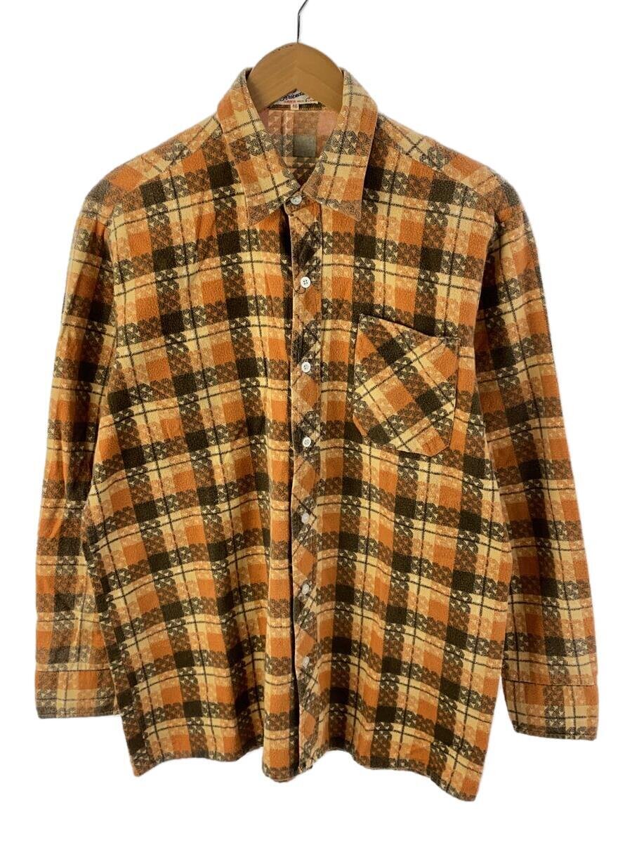【中古】長袖シャツ/--/コットン/ORN/チェック【メンズウェア】