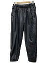 【中古】NEUTRALWORKS.◆ボトム/XL/ポリエステル/BLK【メンズウェア】
