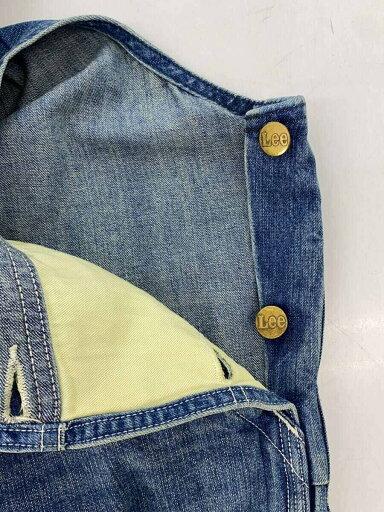 【中古】Lee◆オーバーオール/S/デニム/IDG/無地/lm7254-156【メンズウェア】