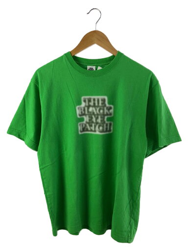 【中古】THE BLACK EYE PATCH◆モザイクロゴTシャツ/M/コットン/グリーン/プリント【メンズウェア】 【中古】THE BLACK EYE PATCH◆モザイクロゴTシャツ/M/コットン/グリーン/プリント【メンズウェア】