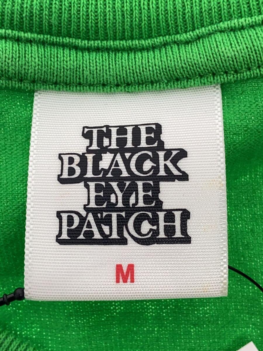 【中古】THE BLACK EYE PATCH◆モザイクロゴTシャツ/M/コットン/グリーン/プリント【メンズウェア】