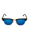 【中古】Ray-Ban◆サングラス/CLUBMASTER CLASSIC/プラスチック/BRW/メンズ/RB 3016【服飾雑貨他】(4)