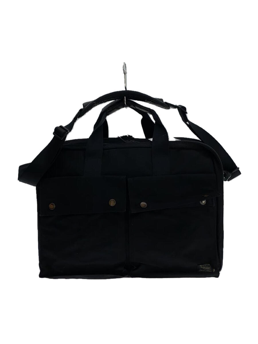 【中古】PORTER◆ブリーフケース/--/BLK【バッグ】