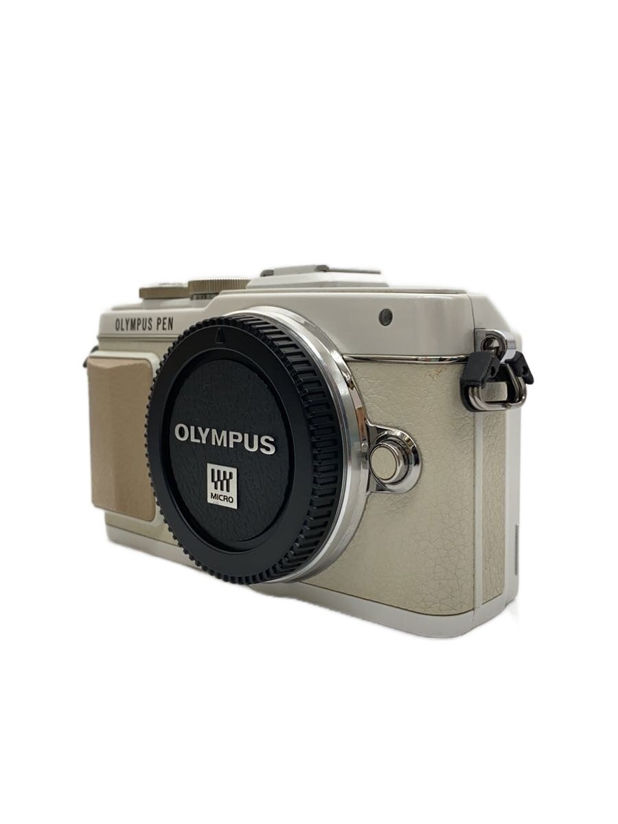 【中古】OM SYSTEM(OLYMPUS)◆デジタル一眼カメラ OLYMPUS PEN Lite E-PL7 EZダブルズームキット [ホワイト]//【カメラ】