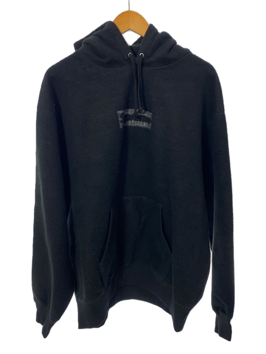 Supreme◆INSIDE OUT BOX LOGO HOODED SWEATSHIRT/パーカー/L/コットン/BLK