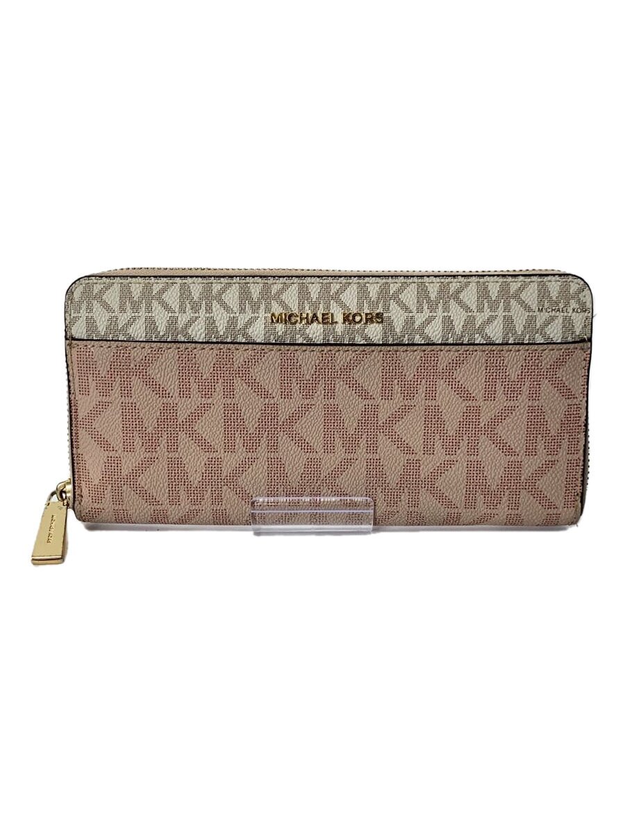 【中古】MICHAEL KORS◆長財布/--/PNK/総柄/レディース/32S0GJ6E3B//【服飾雑貨他】
