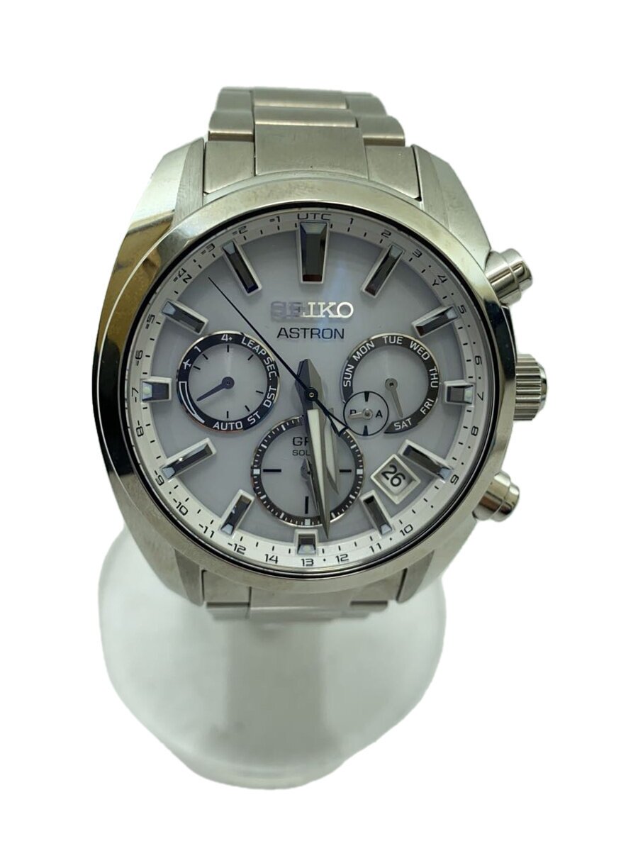 【中古】SEIKO◆ソーラー腕時計/GPS/ASTRON/アナログ/ステンレス/5x53-0aj0//【服飾雑貨他】