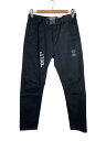 【中古】OFF-WHITE◆Belted Tapered Jeans/ボトム/28/コットン/BLK/OMCG017R20D05001【メンズウェア】