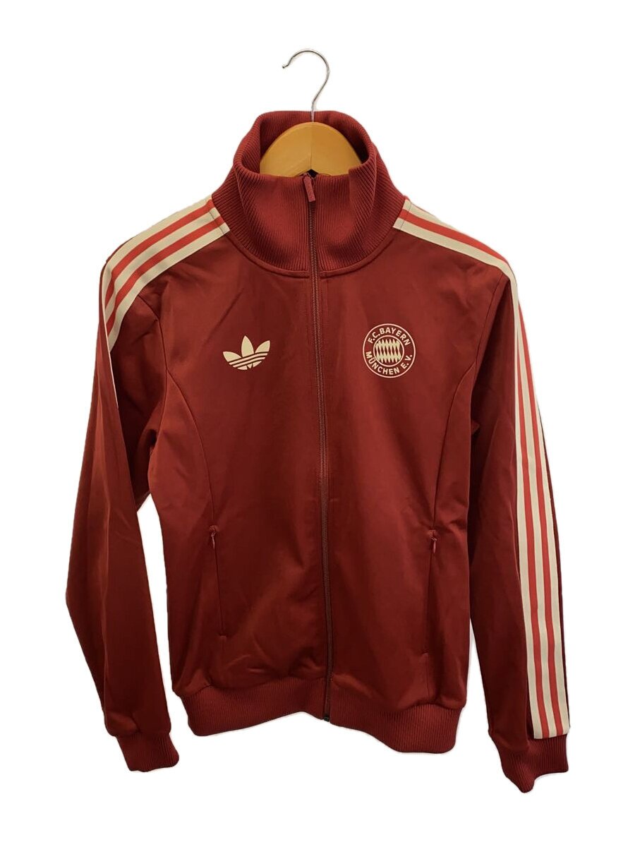 【中古】adidas◆FCバイエルン/トラックジャケット/L/ポリエステル/レッド/IY0047//【メンズウェア】