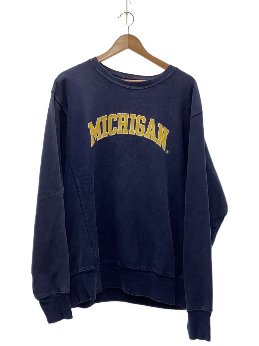 STEVE&BARRY’S◆スウェット/MICHIGAN/M/コットン/NVY
