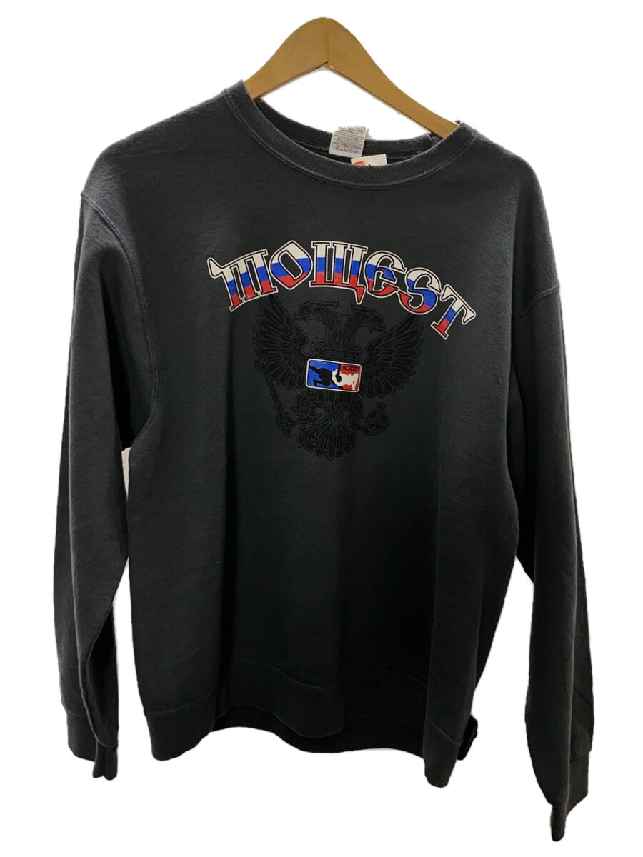 【中古】JERZEES◆スウェット/M/コットン/GRY【メンズウェア】