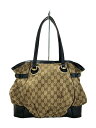 【中古】GUCCI◆トートバッグ_GGキャンバス/キャンバス/BRW//【バッグ】