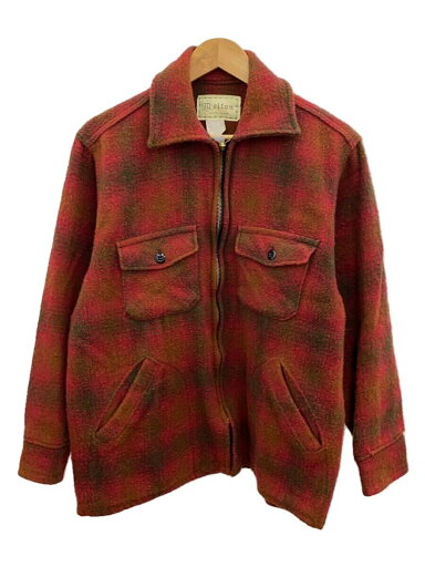 【中古】Melton◆ジャケット/--/--/BRD/チェック//【メンズウェア】 【中古】Melton◆ジャケット/--/--/BRD/チェック//【メンズウェア】