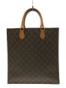 【中古】LOUIS VUITTON◆サック・プラ_モノグラム_BRW/PVC/BRW【バッグ】