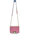 【中古】FURLA◆ショルダーバッグ/レザー/PNK/無地/BVA6NMB【バッグ】