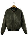 【中古】ZARA◆23AW/FAUX LEATHER BOMBER JACKETジャケット/S/フェイクレザー/BLK/3427【メンズウェア】(4)