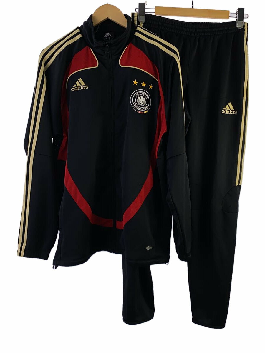 【中古】adidas◆セットアップ/O/ポリエステル/BLK/622906/【メンズウェア】