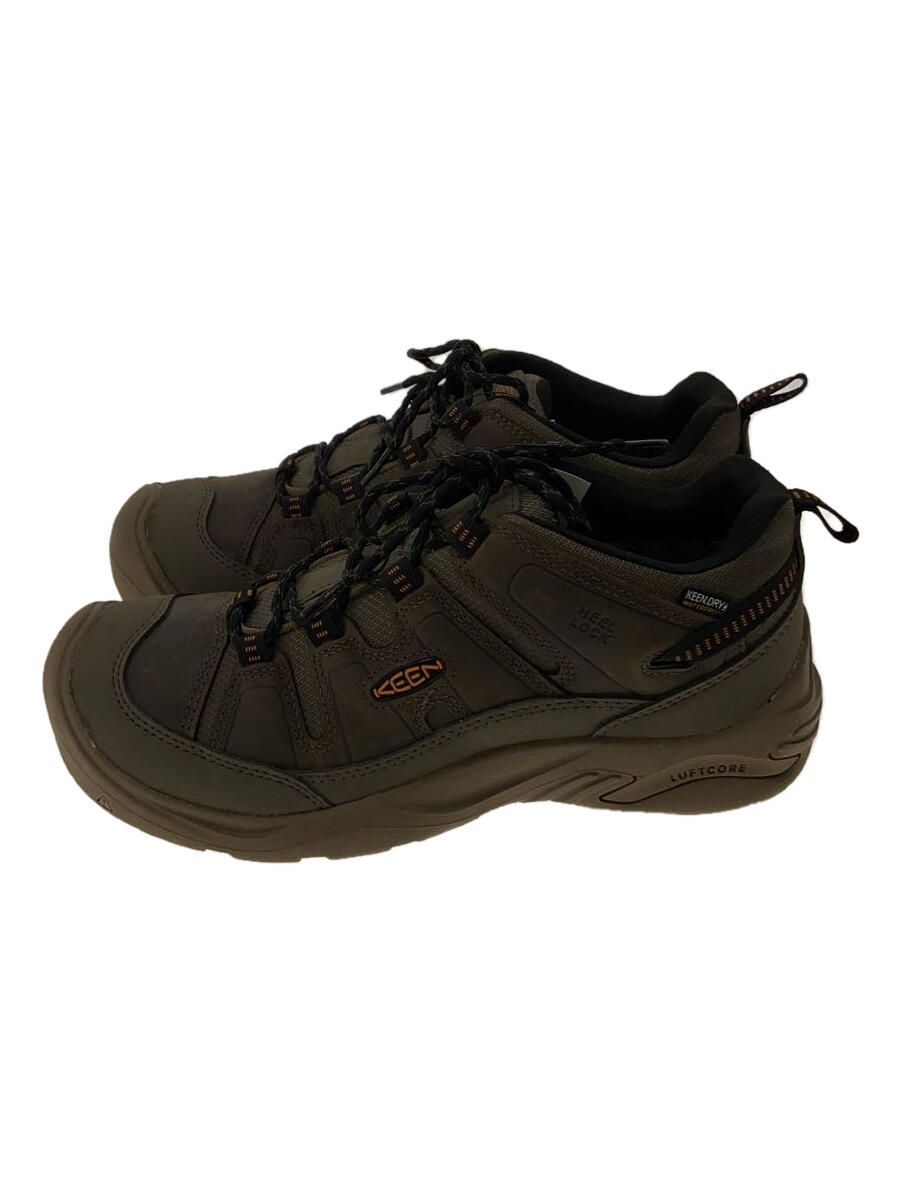 【中古】KEEN◆CIRCADIA WP/ハイキングシューズ/28.5cm/BRW/1027259【シューズ】