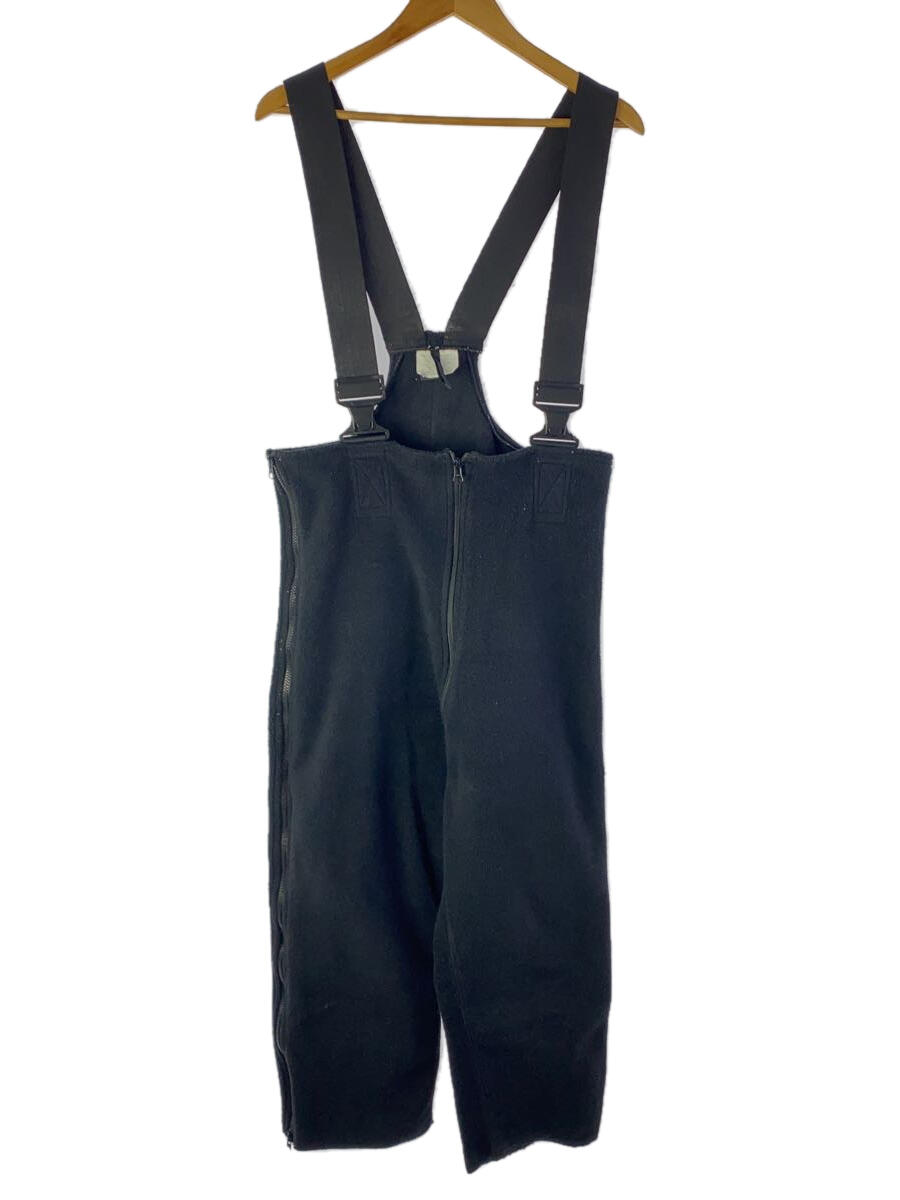 【中古】US.ARMY◆フリースオーバーオール/small short/オーバーオール/S/ポリエステル/BLK/無地【メンズウェア】
