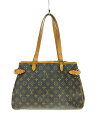 【中古】LOUIS VUITTON◆バティニョール・オリゾンタル_モノグラム・キャンバス_BRW/PVC/BRW【バッグ】