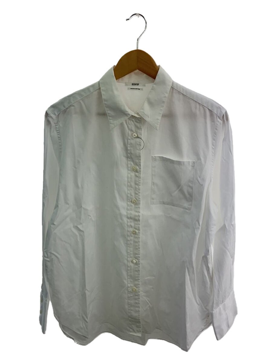 SCENTOF◆長袖シャツ/--/コットン/WHT//