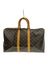 【中古】LOUIS VUITTON◆キーポル45_モノグラム・キャンバス_BRW/PVC/BRW/総柄//【バッグ】