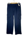 【中古】Haband Casual Joe/ストレートパンツ/L/ポリエステル/NVY/無地//【メンズウェア】