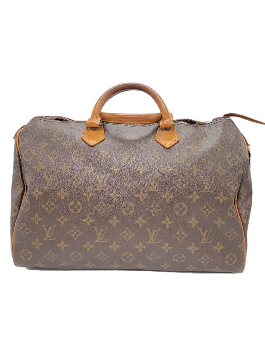 Boston Bags - 【中古】LOUIS VUITTON◆1)スピーディ・バンドリエール40_モノグラム・キャンバス_BRW/PVC/BRW【バッグ】