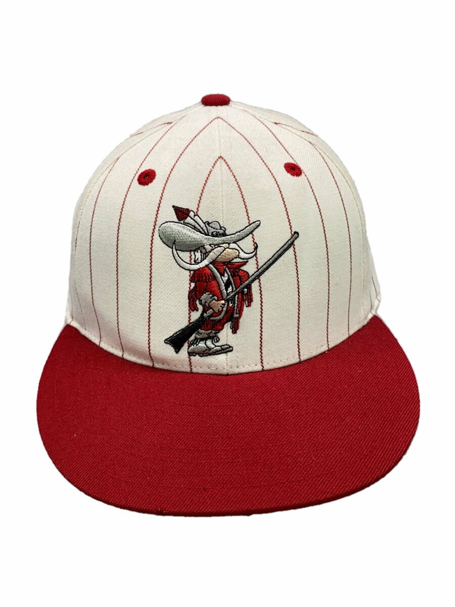 【中古】mitchell&ness◆キャップ/7 1/4/アクリル/RED/メンズ【服飾雑貨他】