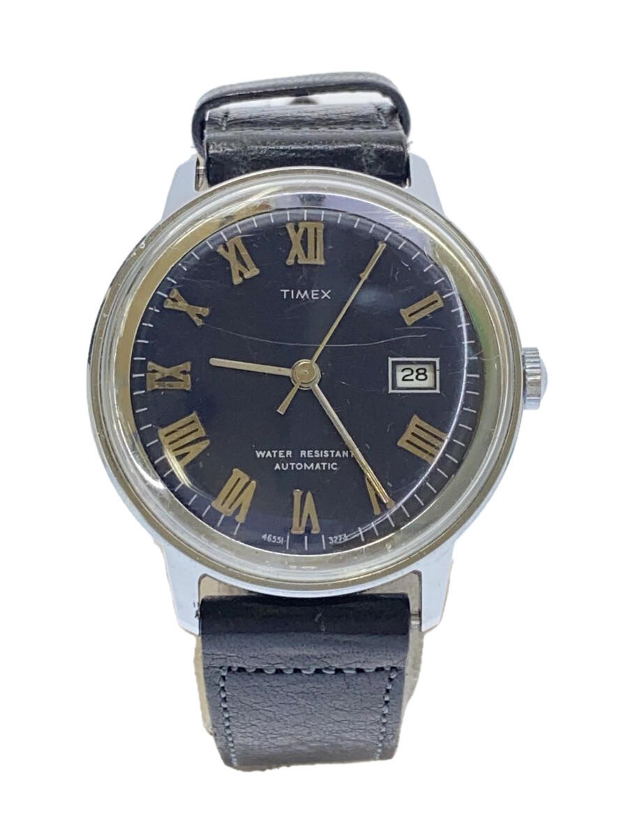 【中古】TIMEX◆vintage/自動巻腕時計/