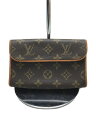 【中古】LOUIS VUITTON◆ポシェット・フロランティーヌ_モノグラム_BRW/PVC/BRW【バッグ】