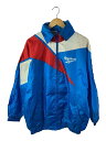 【中古】Reebok◆ナイロンジャケット/M/ナイロン/ブルー/90s【メンズウェア】(4)