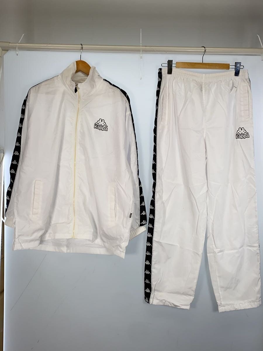 【中古】Kaepa◆スポーツウェアー/セットアップ/L/WHT/20900K//【スポーツ】