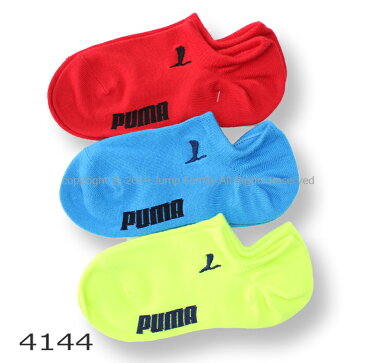 【追跡可能メール便1点まで可】 スニーカーソックス 3足セット PUMA プーマ ソックス スニーカー丈 girls socks キッズ 子供 靴下 スポーツ 通学 19〜21cm 21〜23cm 23〜25cm 4144