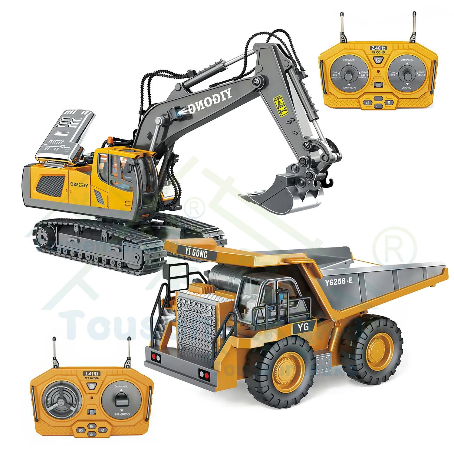 「動画あり ランキング入賞」ラジコン ショベルカー おもちゃ こども向け エクスカベーター 充電式 コ..