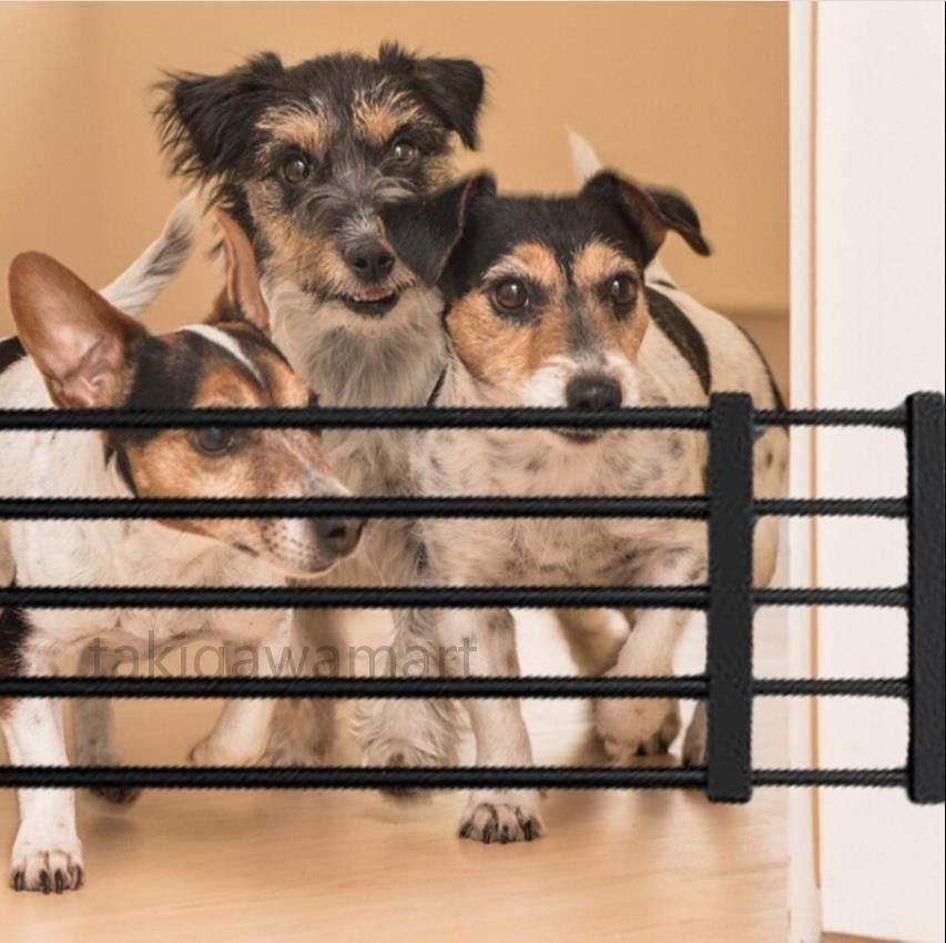 ペットゲート ペットフェンス パーテーション 置くだけ 穴あけ不要 扉解放機能 扉開閉式 安全柵 脱走防..