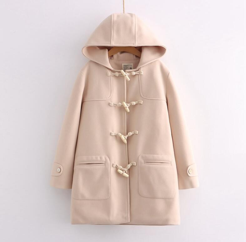 秋冬中綿入りコート ラシャコート レディース ダッフルコート 防寒アウタージャケット 厚手 トレンチコート カジュアルジャケット 学院風　通勤　暖かい フードありブルゾン お出かけオーバーコート S M L 3色 2