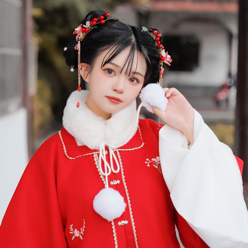 中国風髪飾り 二個入（ペア）ヘアピン　チャイナ華流風コスプレ用髪飾り　ウエディング撮影結婚式グッ..