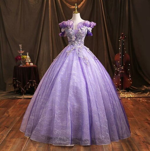 「即納」紫 ロングドレス カラー ウエディングドレス 花 オフショルダー フリル 華やか Aライン ボリューム パーティー 結婚式 ドレス レディース 司会者 演奏 舞台 ステージ ドレス 在庫処分 送料無料 「即納」紫 ロングドレス カラー ウエディングドレス 花 オフショルダー フリル 華やか Aライン ボリューム パーティー 結婚式 ドレス レディース 司会者 演奏 舞台 ステージ ドレス 在庫処分 送料無料